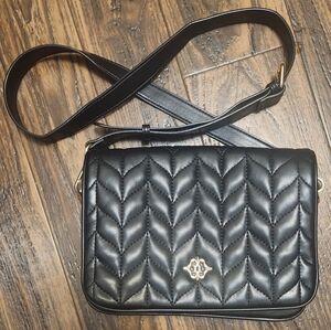 Nanette Lepore Black Quilted Shoulder Bag LIKE NEW!